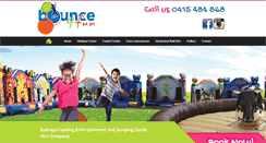 Desktop Screenshot of bounce4fun.com.au